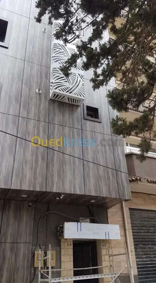 Habillage des façades En alucoband