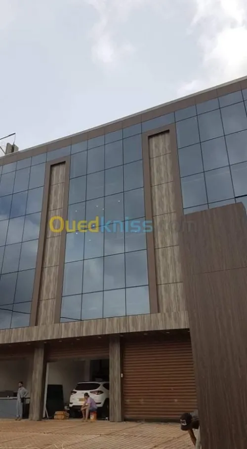 Habillage des façades En alucoband