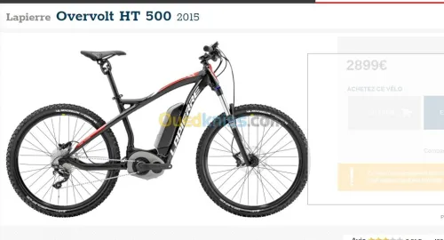 vélo élecrtique  LAPIERRE OVERVOLT HT 