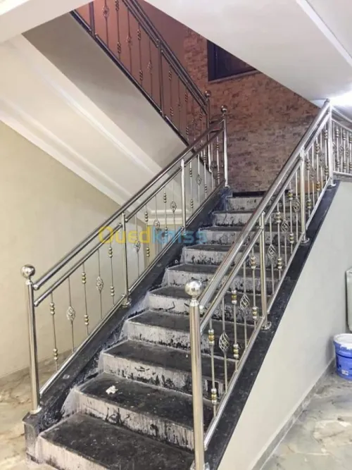 Rampe et garde corp en inox