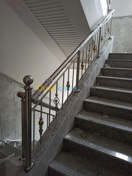 Rampe et garde corp en inox