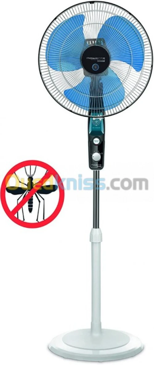 Rowenta Ventilateur Sur Pied Anti Moustique Protect Vu4210F2 60 W Blanc