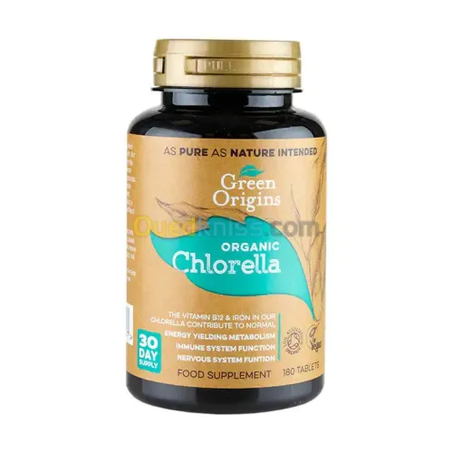 Organic Chlorella -180 tabs