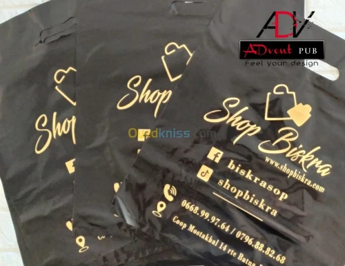 Impression sur sacs plastique