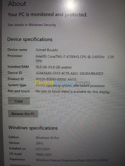 HP Pavilion 15 Gamer i7