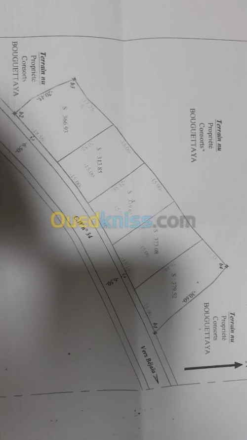Vente Terrain Bejaia Bejaia