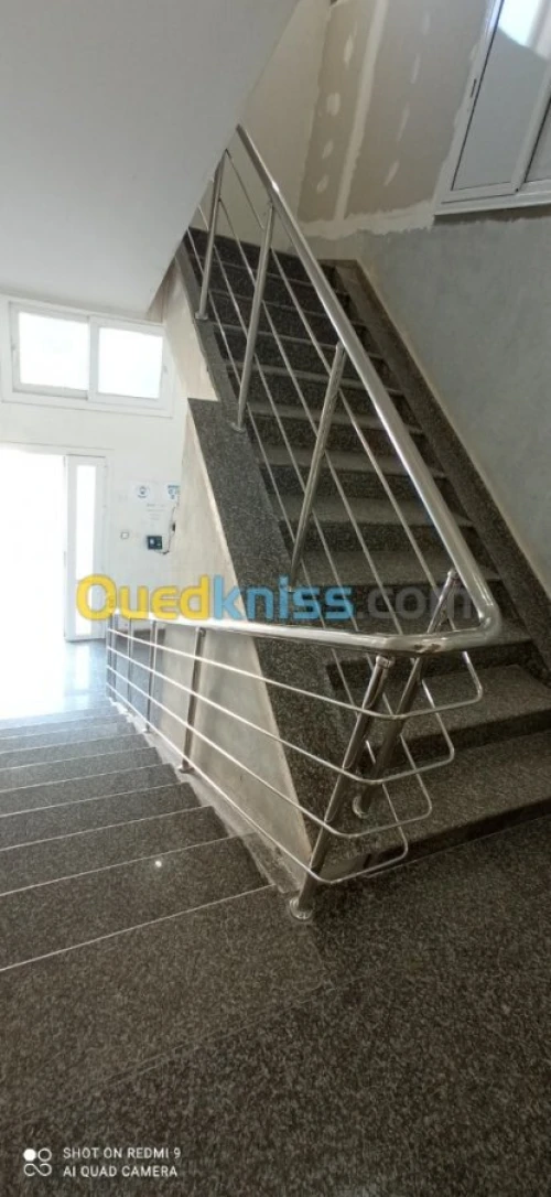 Rampe escalier en inox et garde corps