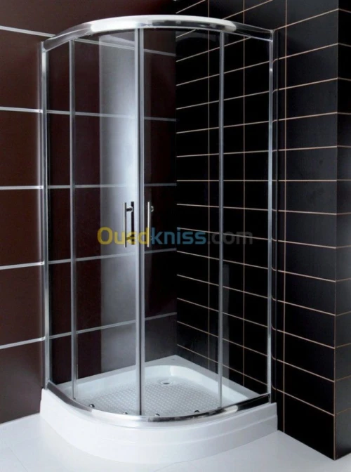 cabine de douche inox rompe escalier