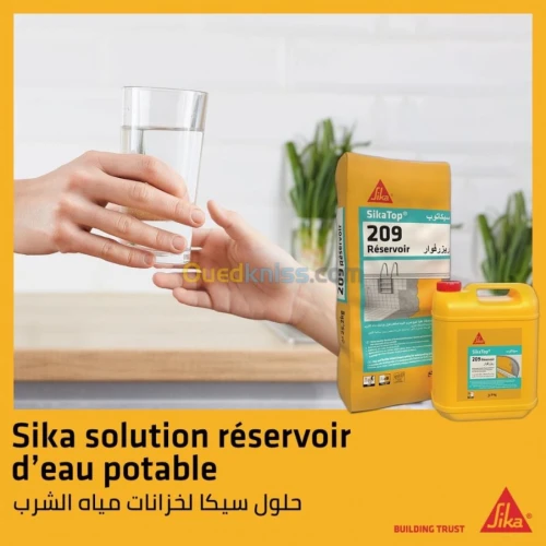 SikaTop 209 Etanchéité alimentaire ( bâche à eau )