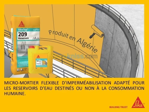 SikaTop 209 Etanchéité alimentaire ( bâche à eau )