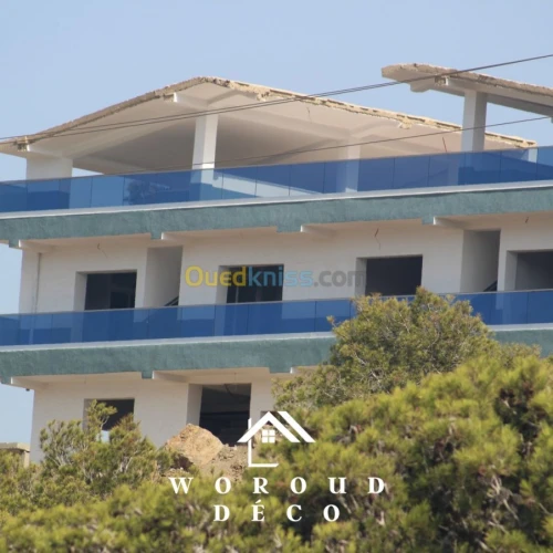 garde corps en verre feuilleté