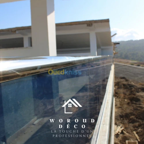 garde corps en verre feuilleté