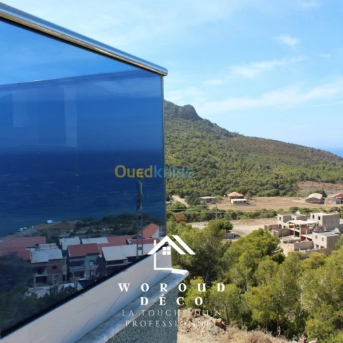 garde corps en verre feuilleté