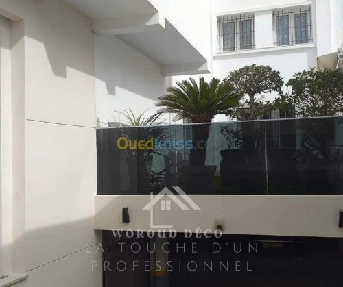 garde corps en verre feuilleté