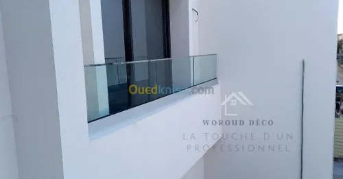 garde corps en verre feuilleté