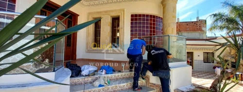 garde corps en verre feuilleté