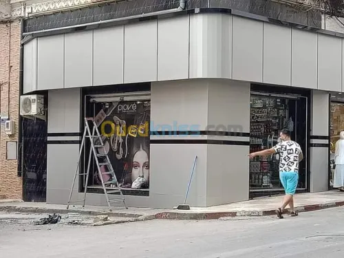 habillage des facades publicité