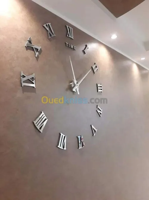 Horloge murale 3D original adhésif 