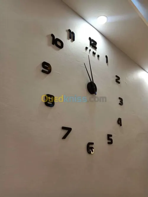 Horloge murale 3D original adhésif 