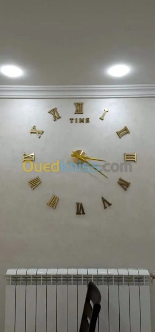 Horloge murale 3D original adhésif 