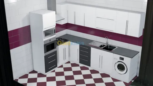 Rendu 3D pour intérieures