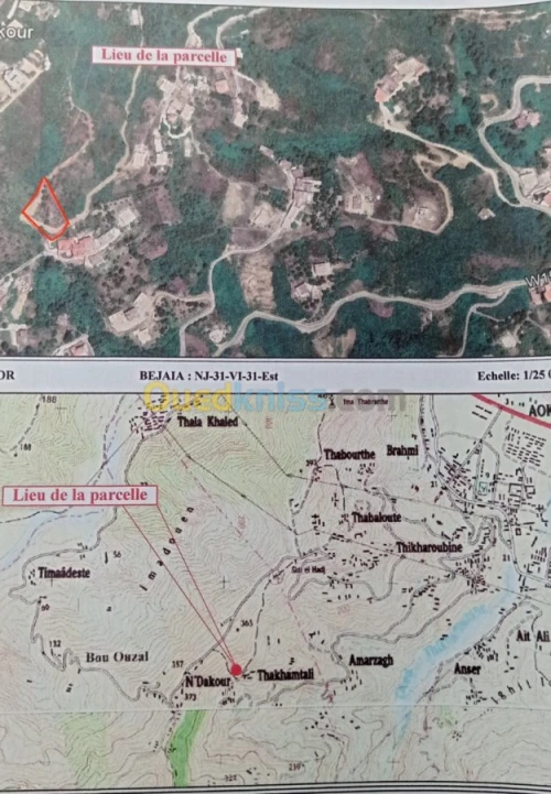Vente Terrain Bejaia Aokas