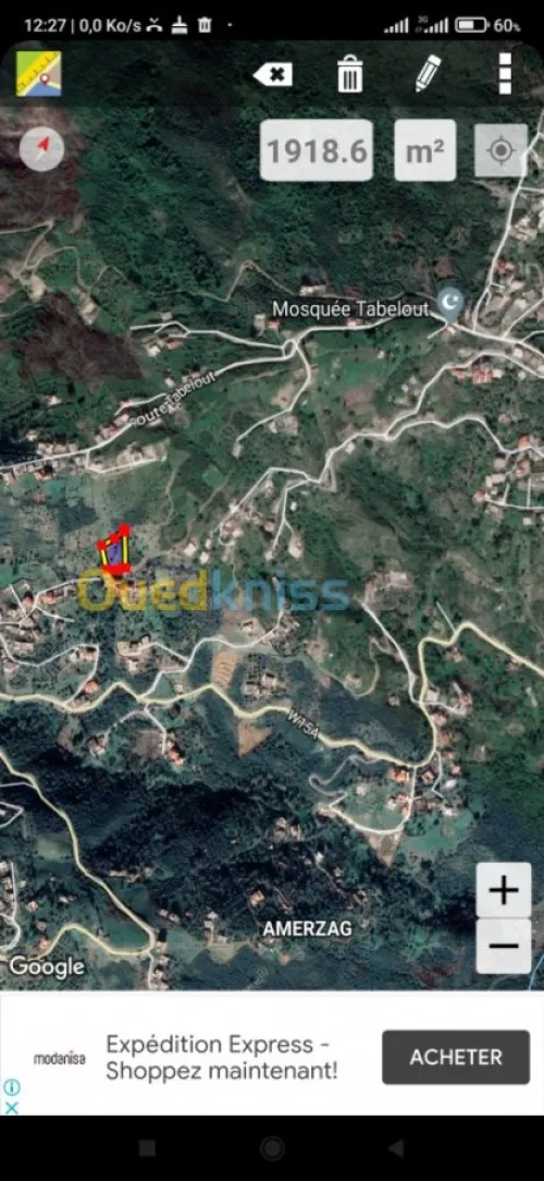 Vente Terrain Bejaia Aokas