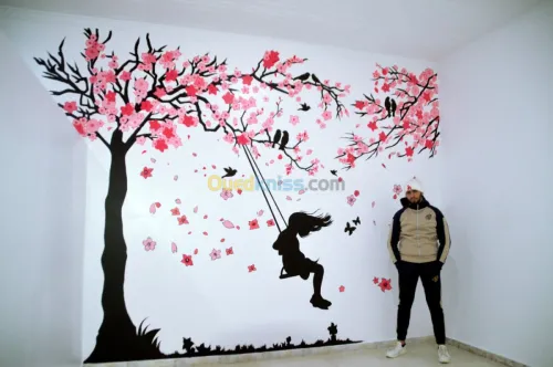 Dessin Murale , Dessin sur mur 