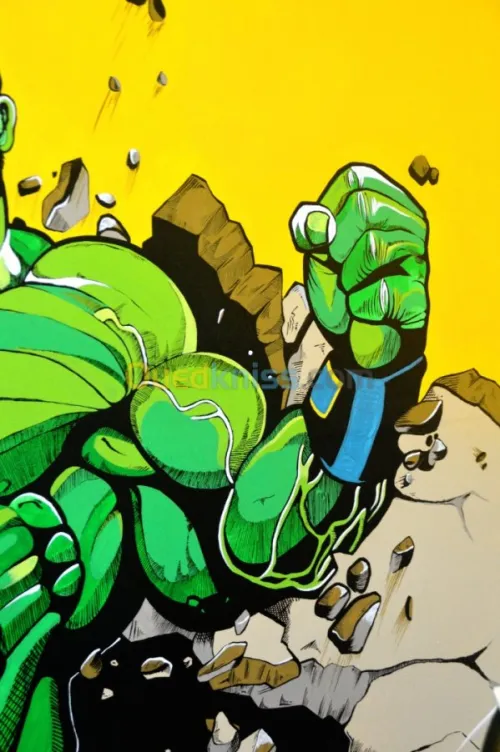 Dessin Murale , Dessin sur mur 