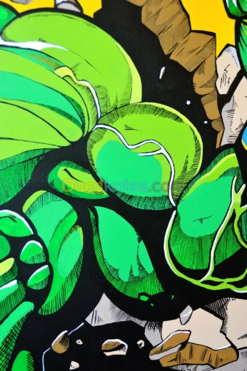 Dessin Murale , Dessin sur mur 