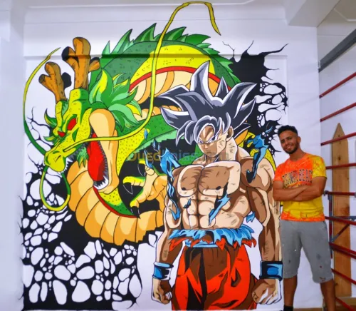 Dessin Murale , Dessin sur mur 