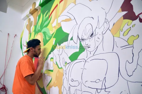 Dessin Murale , Dessin sur mur 