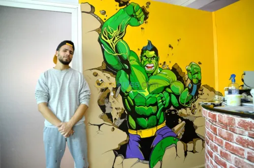 Dessin Murale , Dessin sur mur 