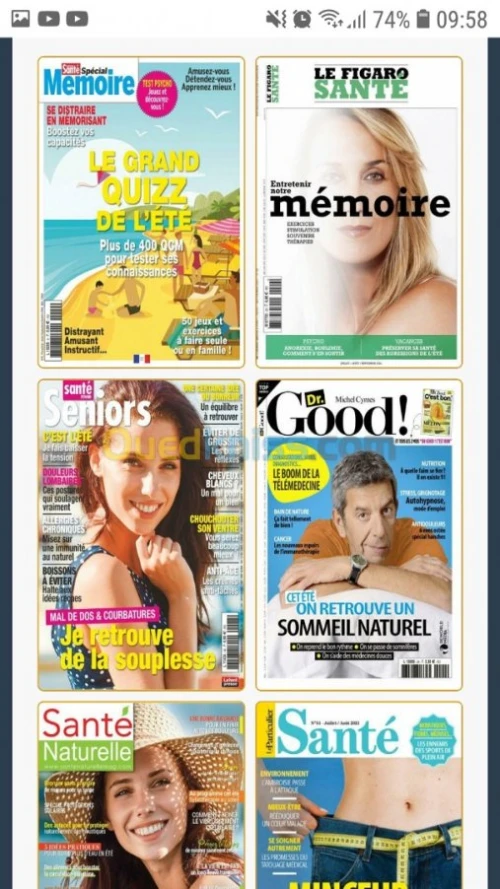 Livres, magazines, BD numérique 