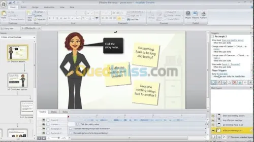 Création des modules e-learning