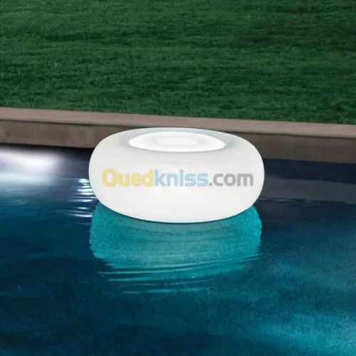 Pouf gonflable lumineux Intex Ottoman 
