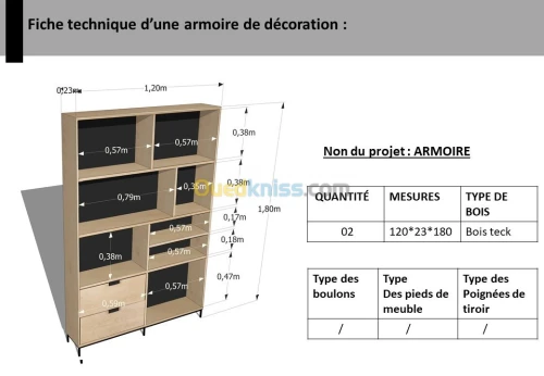 Conception et aménagement intérieur.