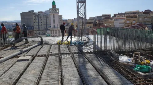 Construction des bâtiments