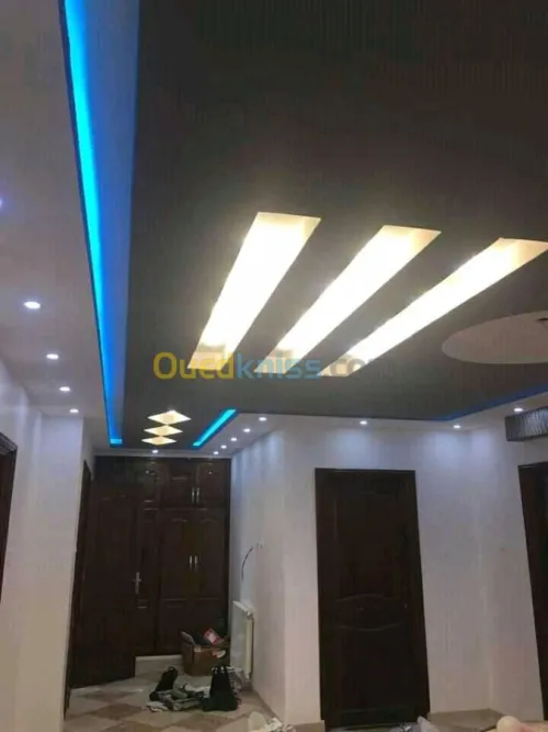 Décorations placoplâtre et peinturePVC