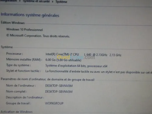  HP elite book2540p