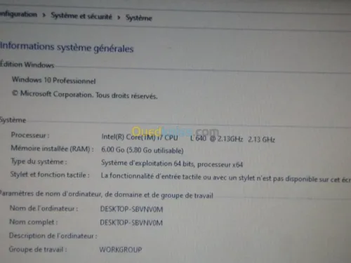  HP elite book2540p