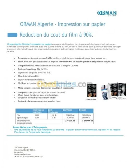 Print  Impression Papier Radiologie