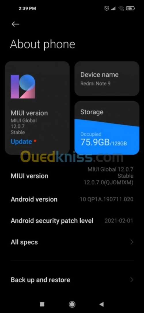Xiaomi Redmi Note 9