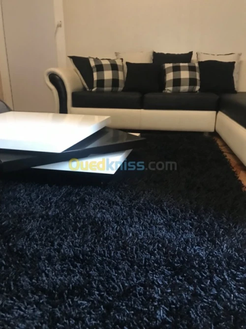 Salon table basse living et tapis 