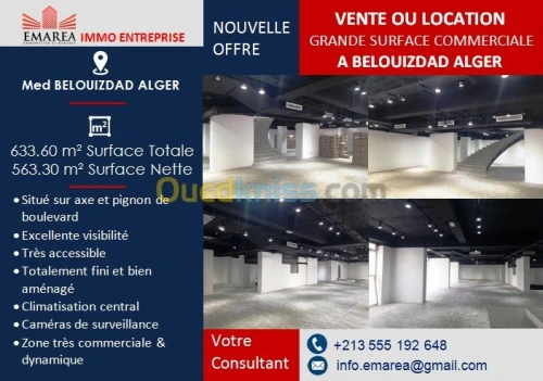 Vente Local Alger Belouizdad