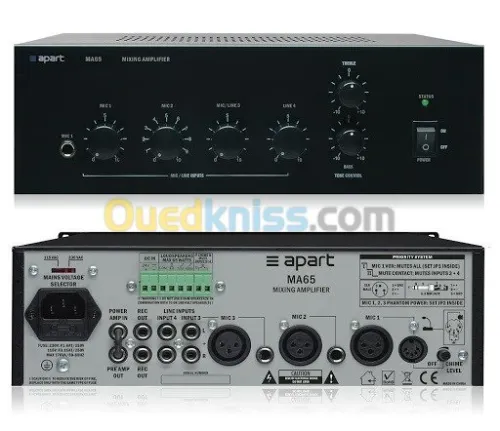 Amplificateur Apart MA65 mélangeur