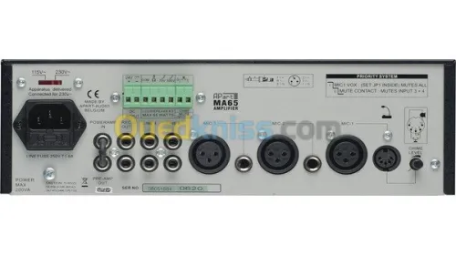 Amplificateur Apart MA65 mélangeur