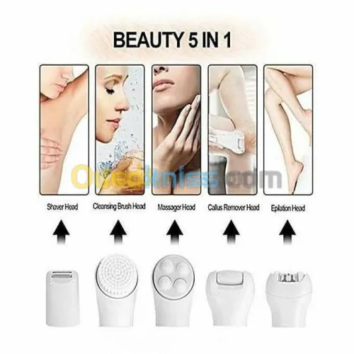 جهاز تنظيف ونظارة الوجه KEMEI 5 In 1  