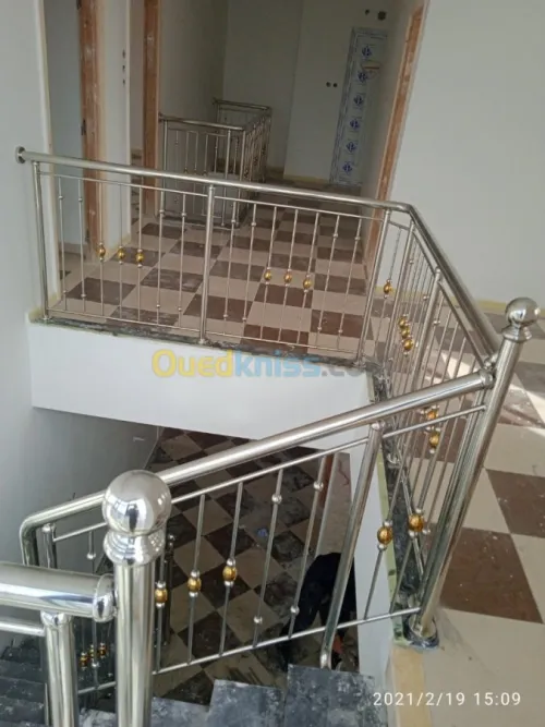 RAMPE GARD COR BARDAGE EN INOX