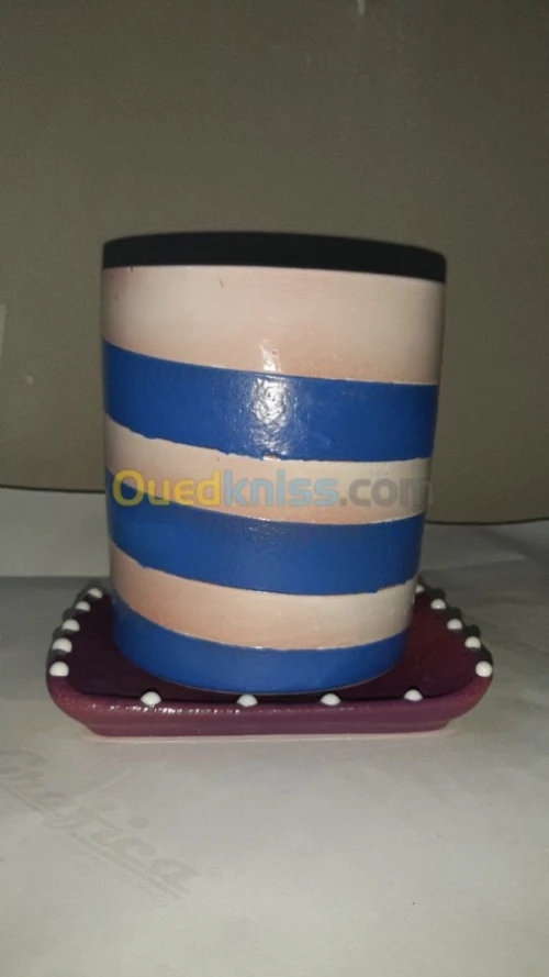 Vases Céramiques avec Plantes Naturell